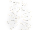 VERLICHTING, Micro-LED Twinkle, outdoor 120 leds: warm wit, snoer: zilver, 6 m + 5 m aanloopsnoer, 8 functies, adapter