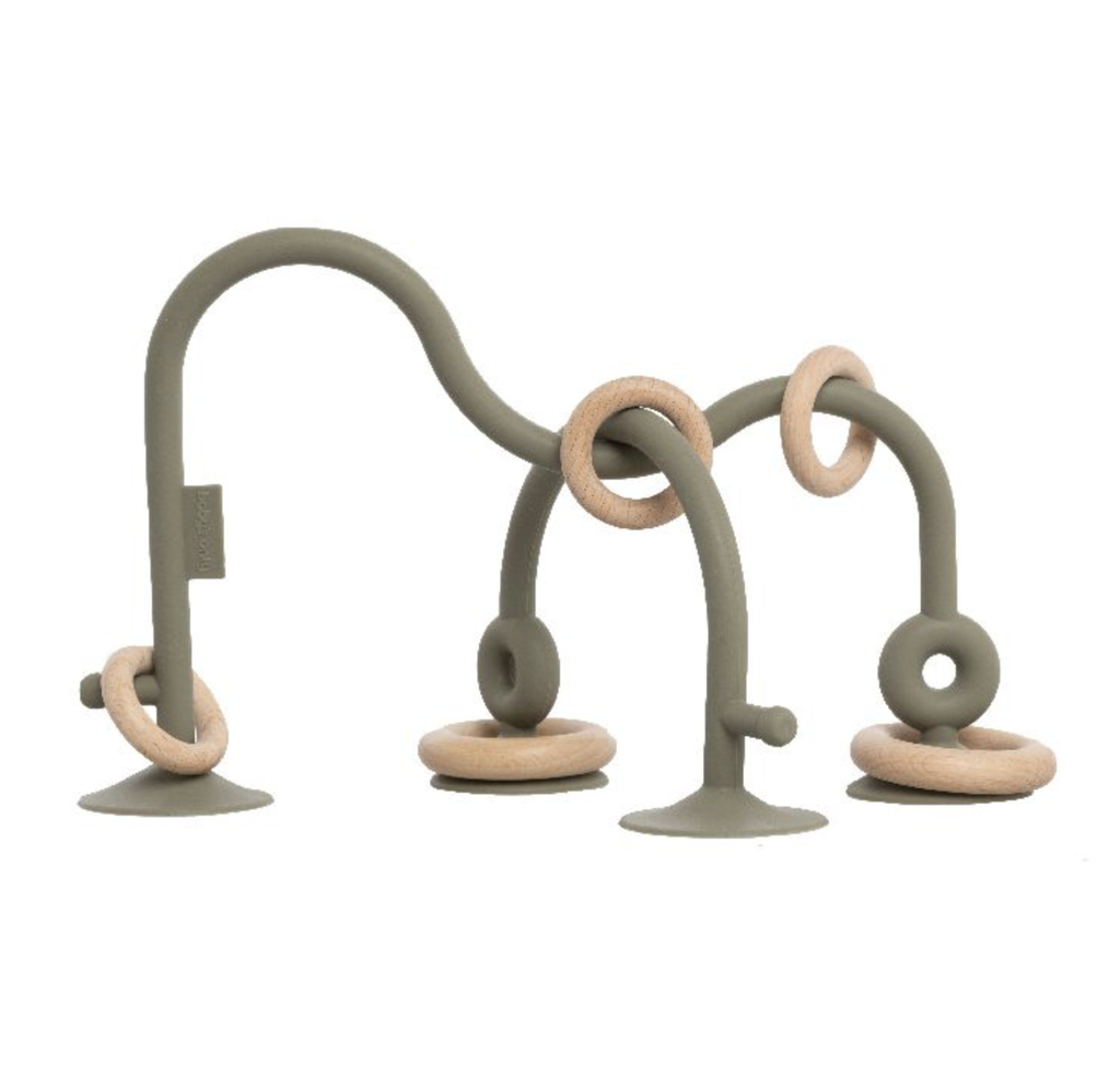 Baby's Only | Speelgoed vr Eetstoel Kralenspiraal Urban Green