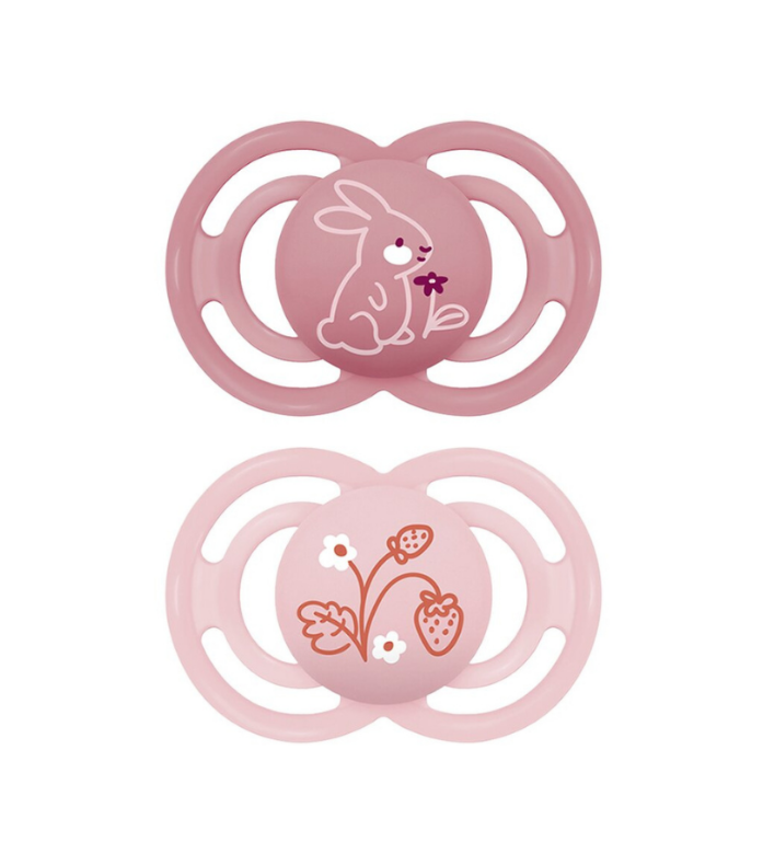 MAM | Fopspeen Perfect Silicon Roze 6-16m