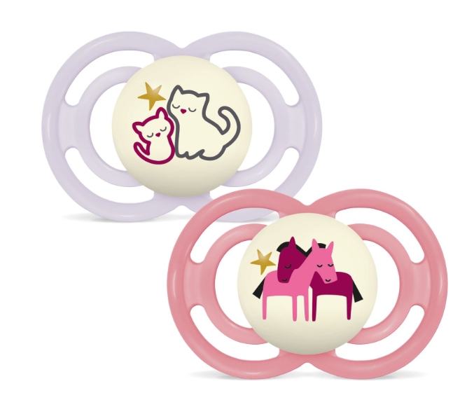 MAM | Fopspeen Perfect Night Silicon Roze +16m