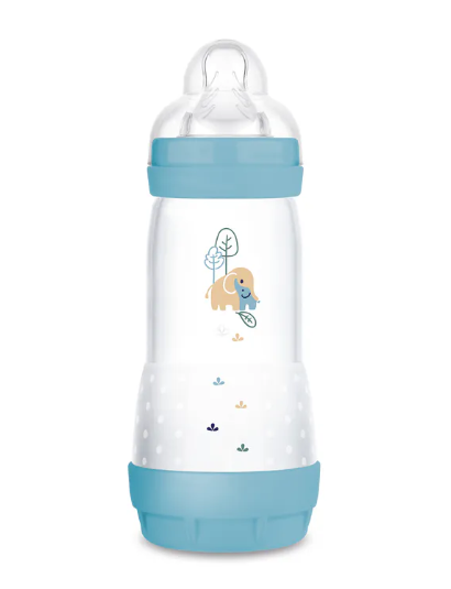 Mam | Breedhalsfles Easy Start Anti Colic Blauw 320ml