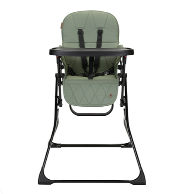 Topmark | Eetstoel Lucky black/green | inklapbaar