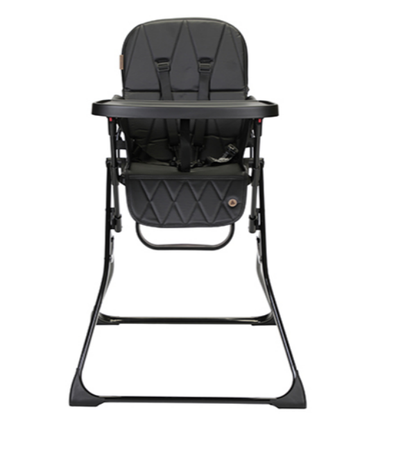 Topmark | Eetstoel Lucky black/black | inklapbaar