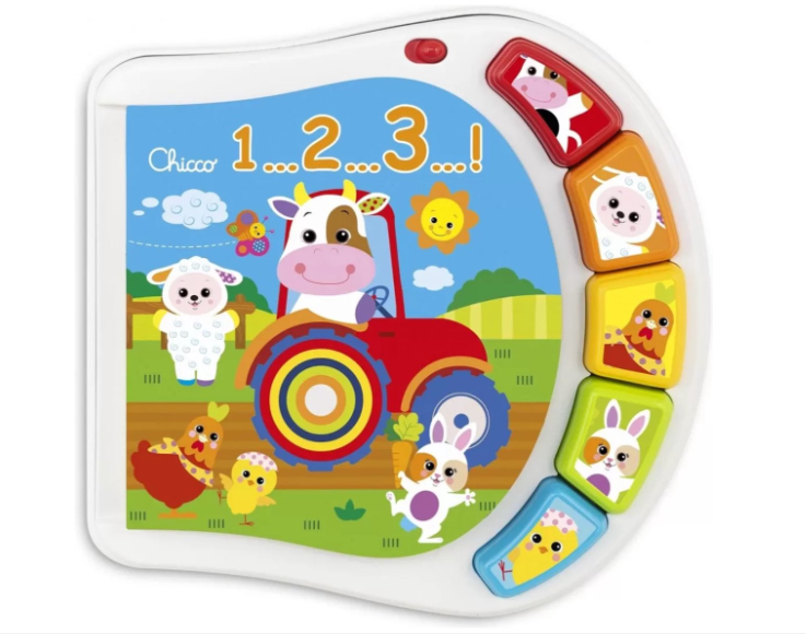 Chicco | Geluidenboek Counting Farm 6-36mdn