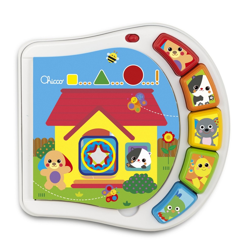 Chicco | Geluidenboek Puppies Home 6-36mdn