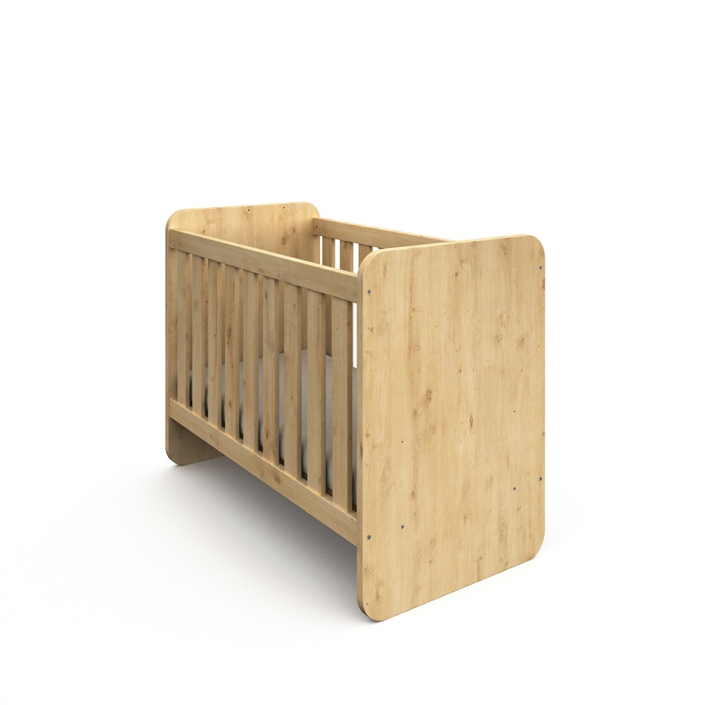 Neyt | Bed Lina omvb tot eenpersoonsbed Artisanale Eik 68x96x127cm