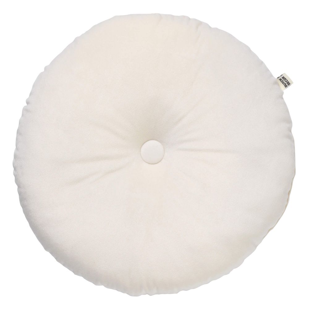 Dutch Decor | Sierkussen Olly Snow White Ø40cm 