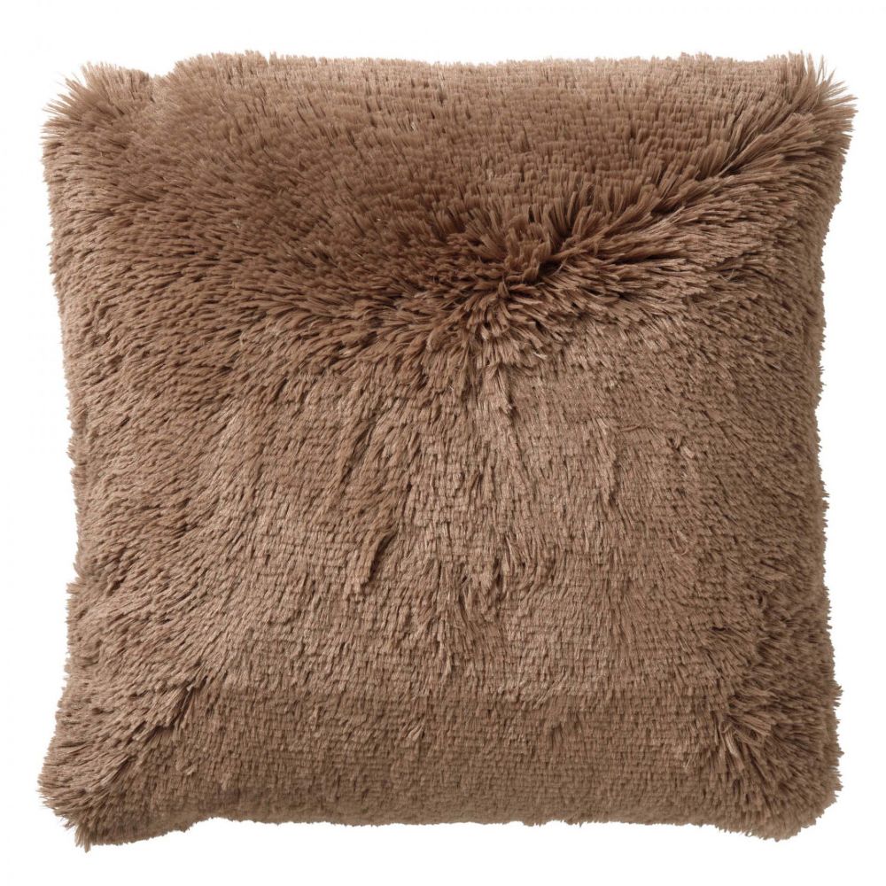 Dutch Decor | Sierkussen Fluffy Tobacco Brown 45x45cm