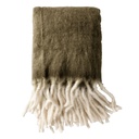 Dutch Decor | Plaid Libbe Military Olive 130x170 cm 