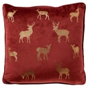 Dutch Decor | Sierkussen Deer Biking Red 45x45cm 