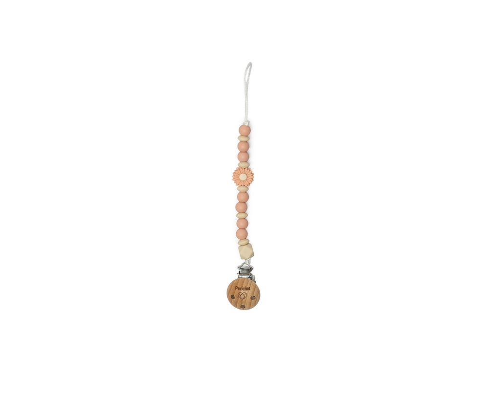 Pericles | Fopspeenketting Flower Peach Rose