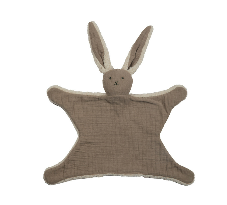 Pericles | Knuffeldoek/Doudou Rabbit Chocolate Bruin