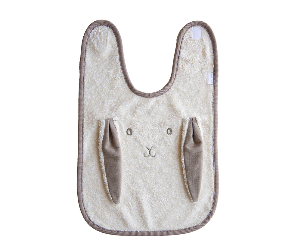 Pericles | Slabbetje Creme/Rabbit Large