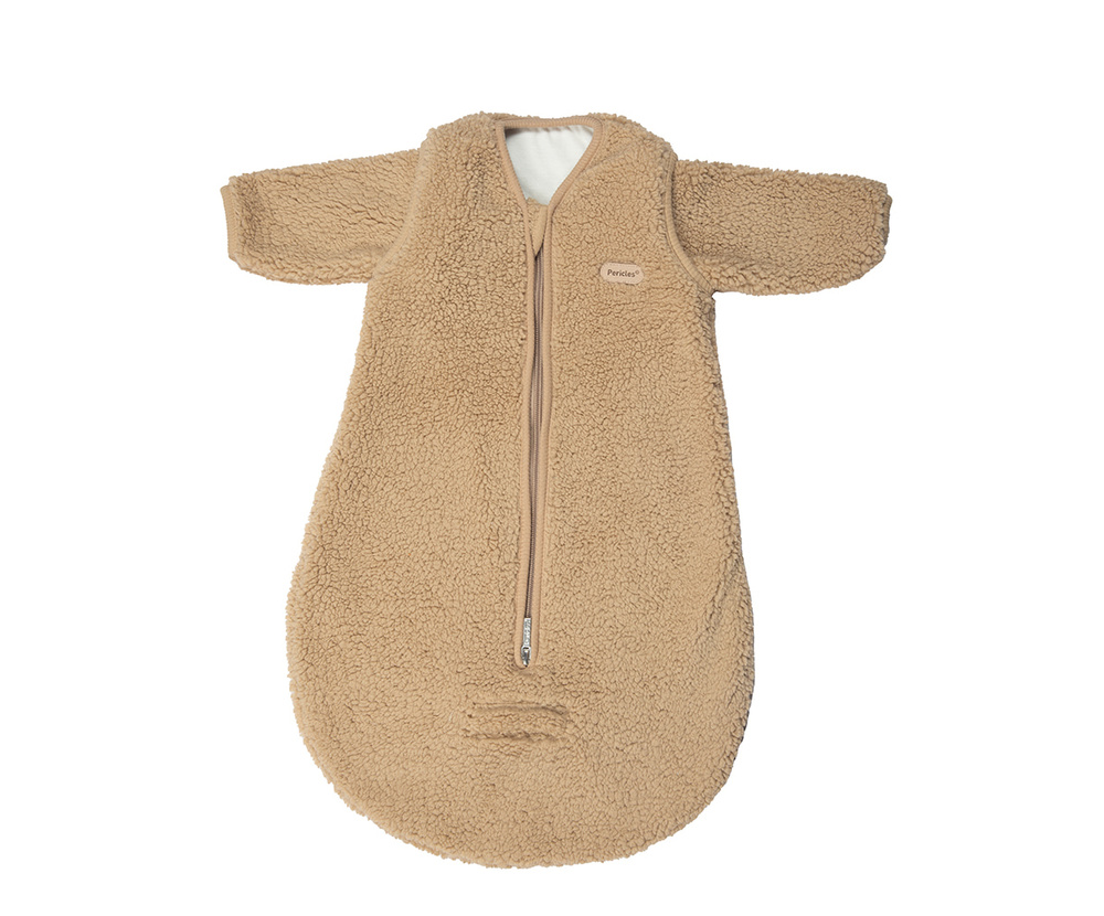 Pericles | Slaapzak met mouwen Caramel 60 cm