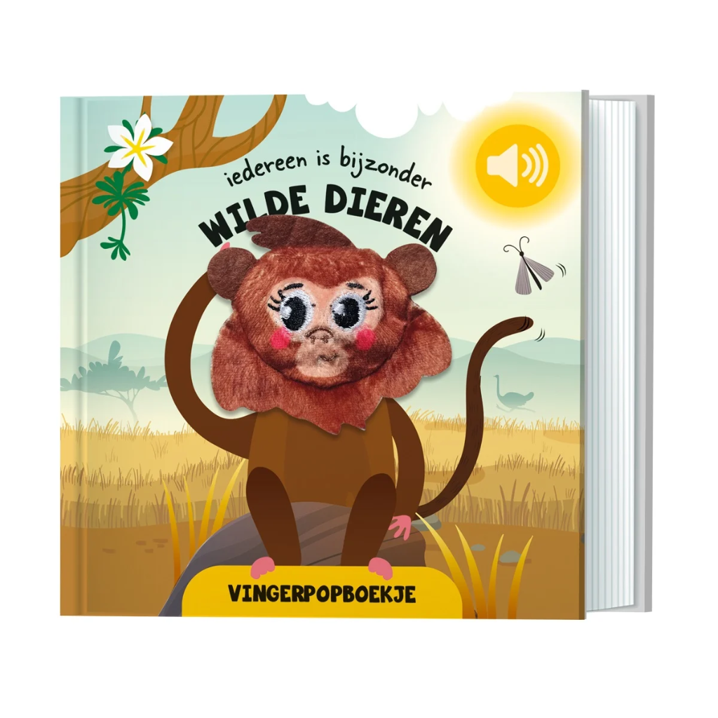 De Lantaarn | Boek Wilde Dieren Vingerpopboekjes 
