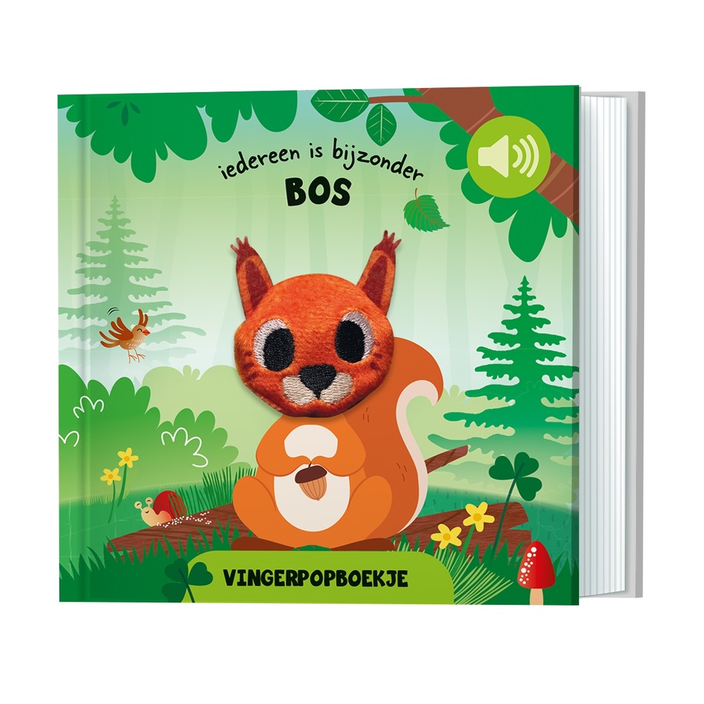 De Lantaarn | Boek Bos Vingerpopboekjes 