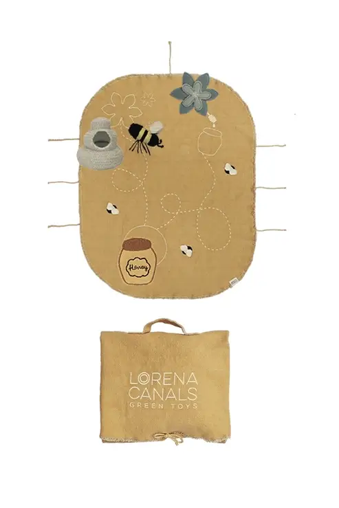 Lorena Canals | Speeltapijt Green Toy Set From Nectar To Honey 50x65cm