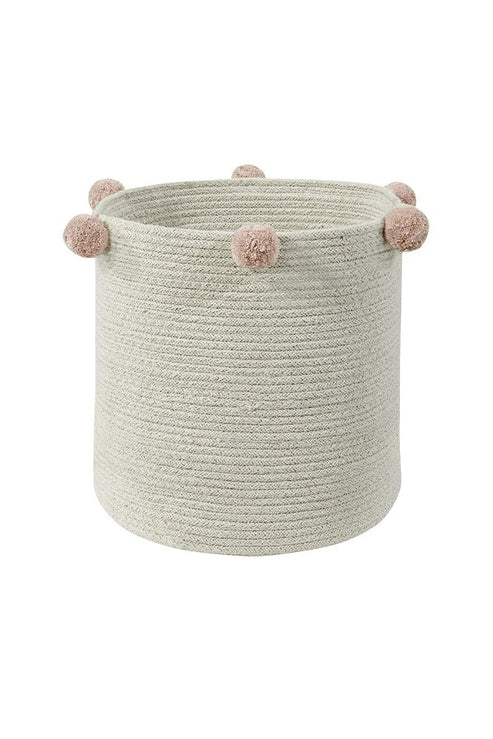 Lorena Canals | Basket Bubbly Natural-Nude 30 x Ø 30 cm