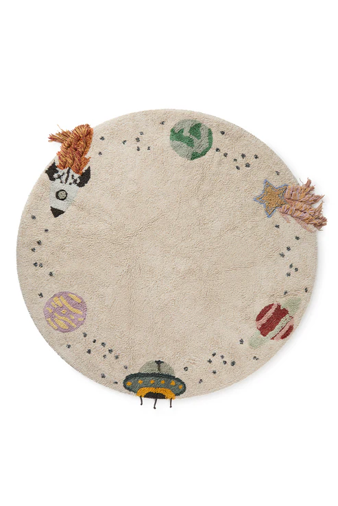 Lorena Canals | Kamertapijt Washable Rug Interstellar Journey Ø140cm
