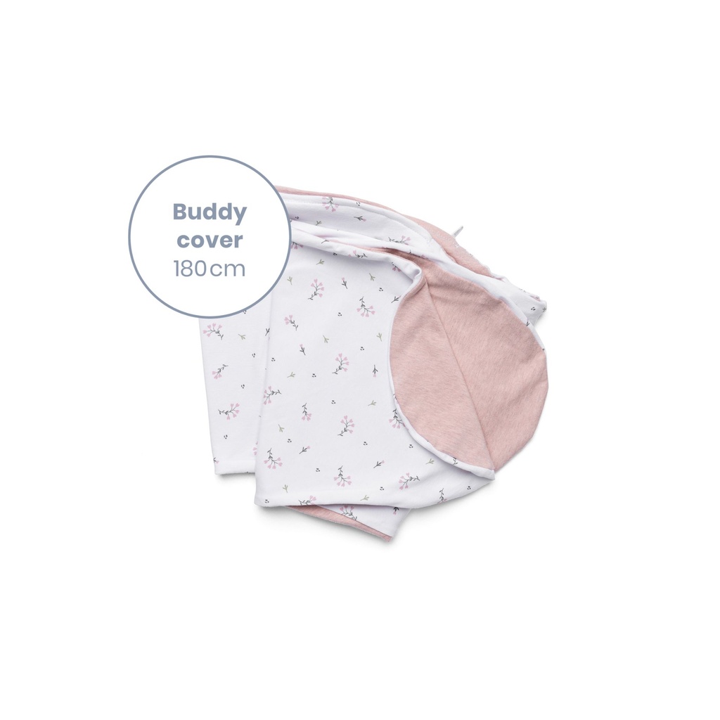 Doomoo | Positioneringskussenhoes Buddy Cover Flower Pink