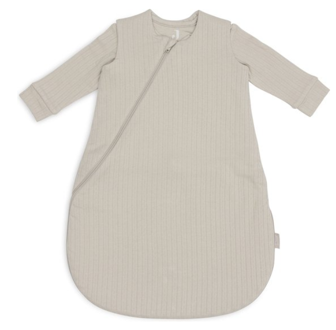 SLAAPZAK, 60cm, LM, Ajour nougat, Newborn, met mouwen, aom ajour, 4 seizoenen, 2-in-1 slaapzak