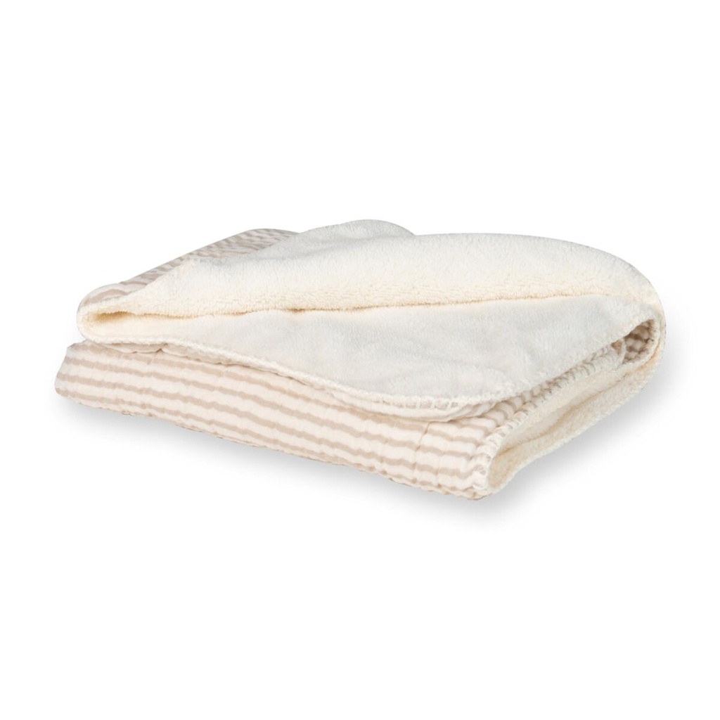Qaux | Deken Teddy Stripes 80x65cm