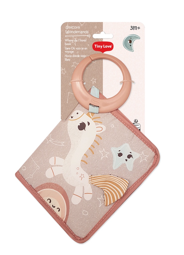 Tiny Love | Soft Book Where Do I Travel Unicorn