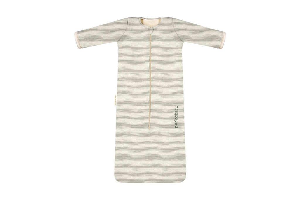 Puckababy | Slaapzak 4 Seasons Green Stripes 6m-2,5Y 70–100cm