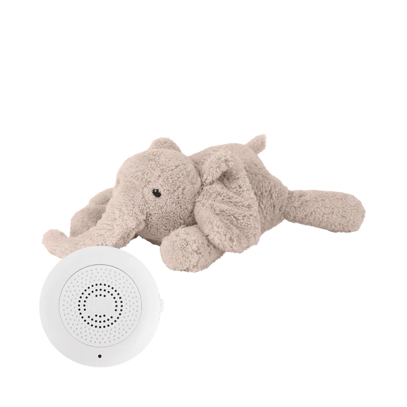 Flow | Slaapknuffel George Heartbeat Comforter George Blush Oplaadbaar met usb