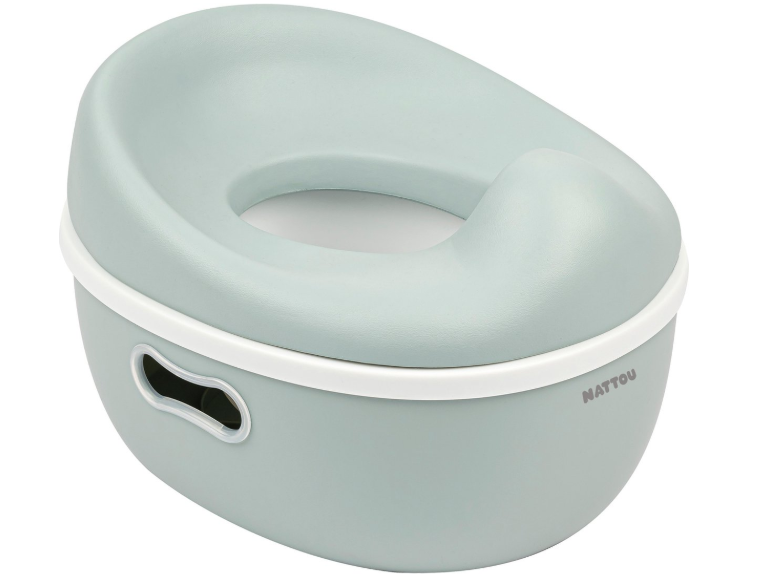 Nattou | Wc-potje Potty 3in1 Sage Wc-potje/Wc-verkleiner/Opstapje Groen