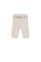 Petite Maison x Nono | Skyler Pants with Ruffle Detail at Waist Oatmeal
