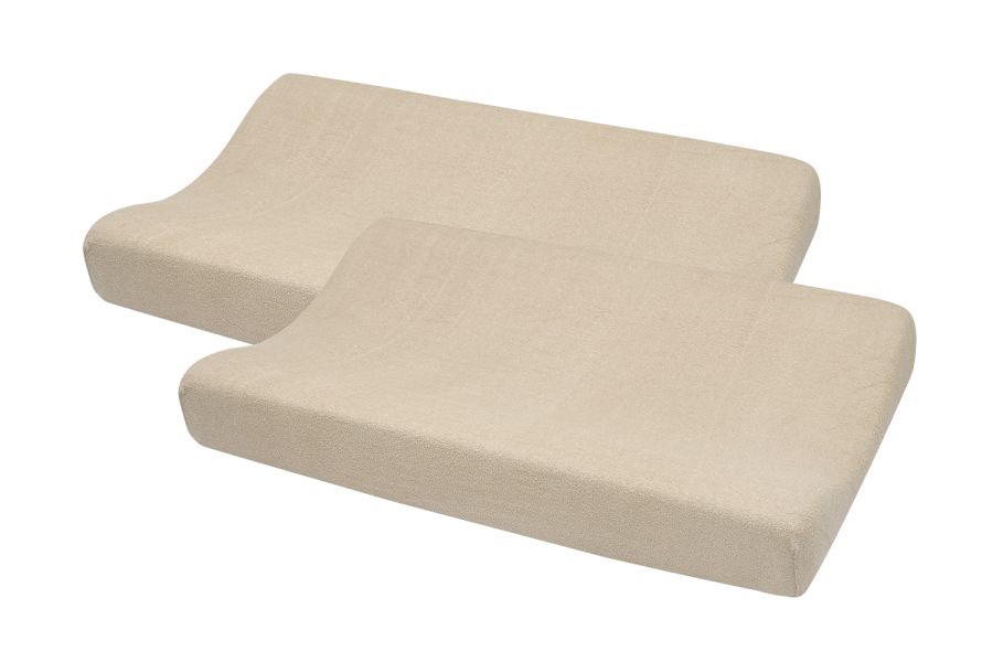 Meyco | Waskussenhoes Badstof Sand 50x70cm 2-pack 