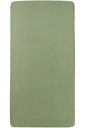 Meyco | Hoeslaken Ledikant Olive Green Groen 60x120cm