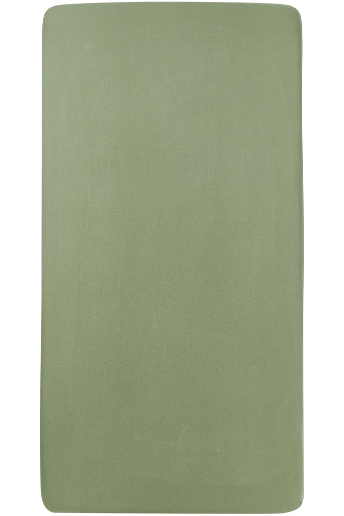 Meyco | Hoeslaken Juniorbed Olive Green Groen 70x140/150cm