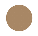 Eeveve | Knoeimat Round Splash Mat Dotted Autumn Gold 