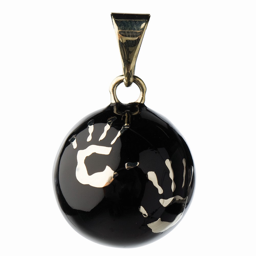 Babylonia | Zwangerschapsbelletje Bola Black With Hands