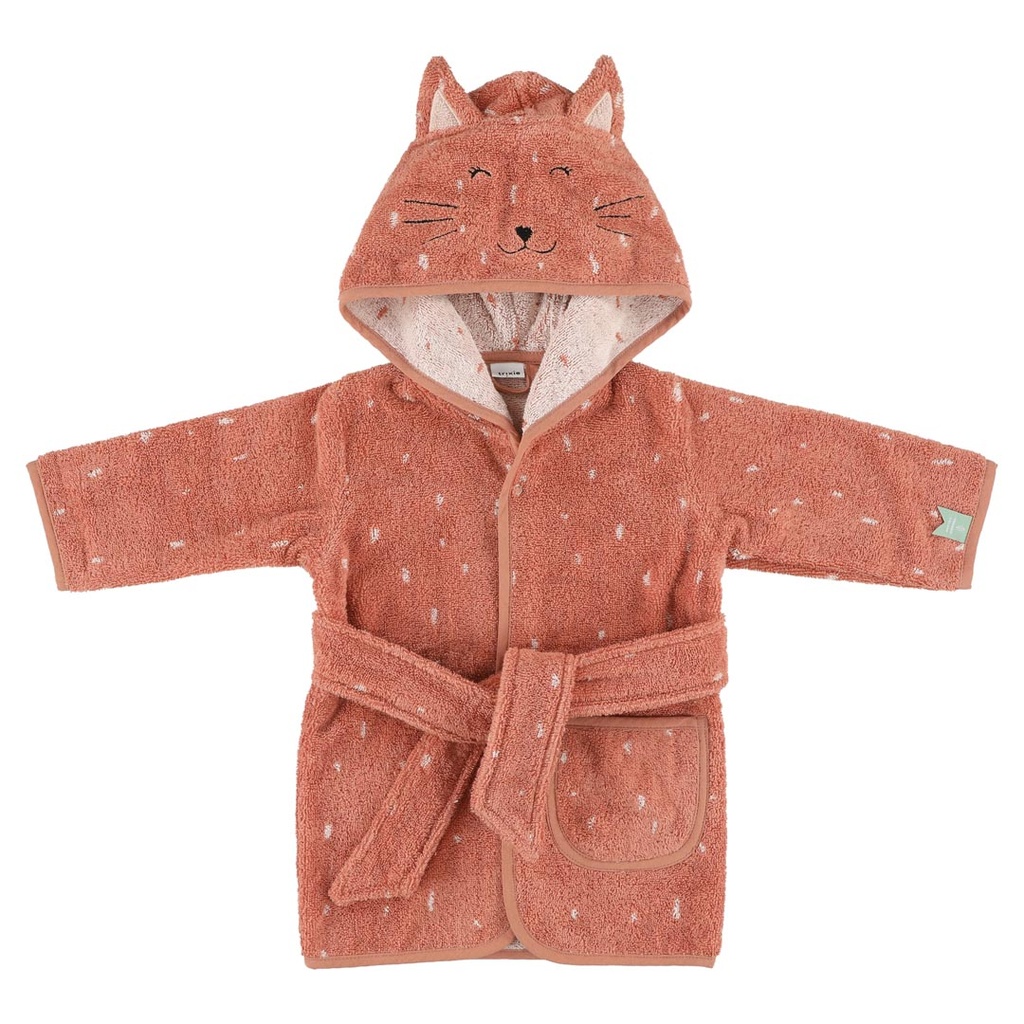 Trixie | Badjas Mrs. Cat Roze 1-2Y
