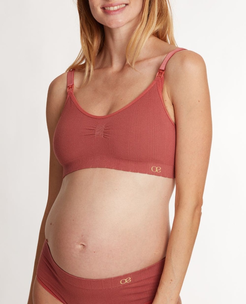 Cache Coeur | Borstvoedingsbh Zoe Terracotta