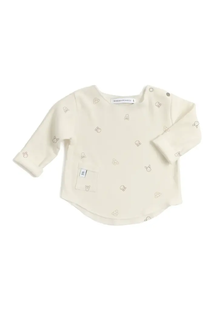 Bamboom | Shirt Met Lange Mouwen Pure Animal Friends 6M