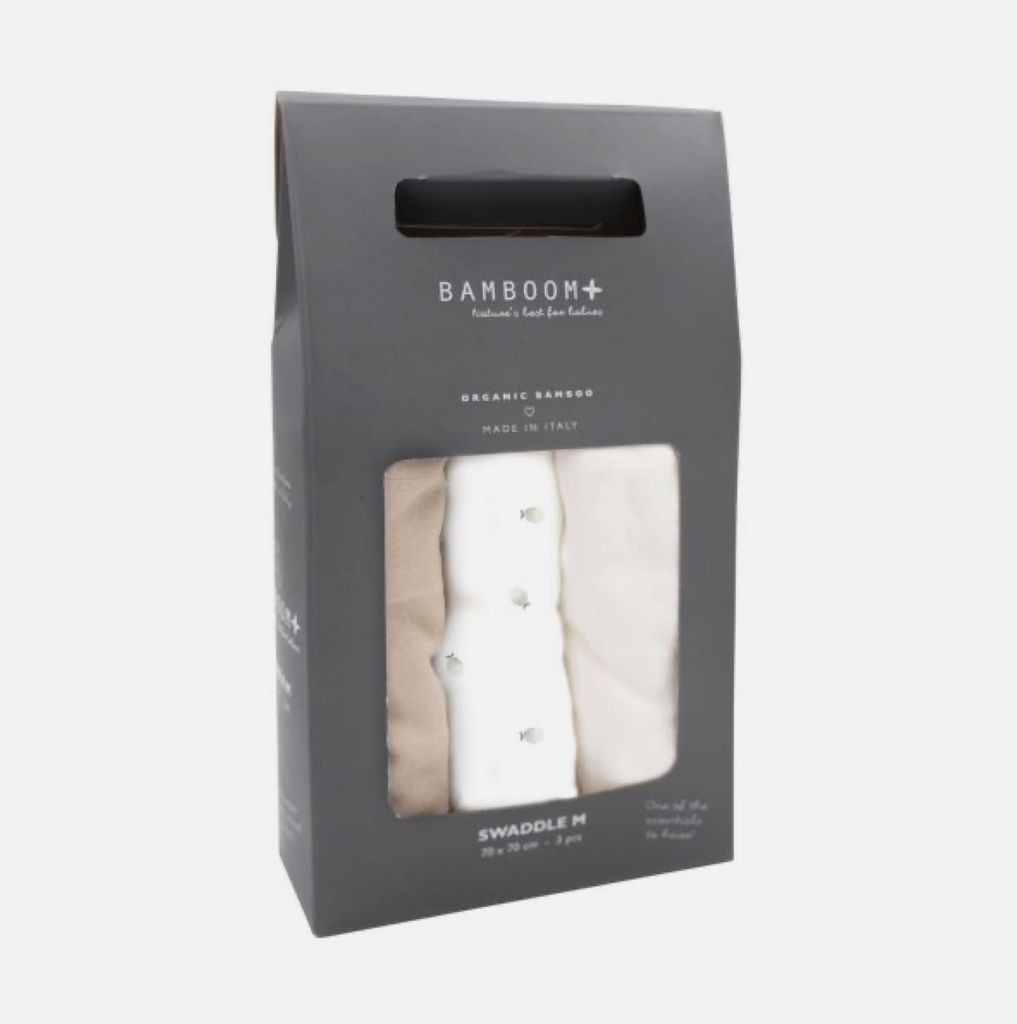 Bamboom | Tetra Doek Muslin Fishes M 70x70cm 3-pack