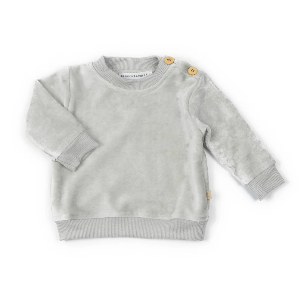 Bamboom | Pull Velvet Grijs