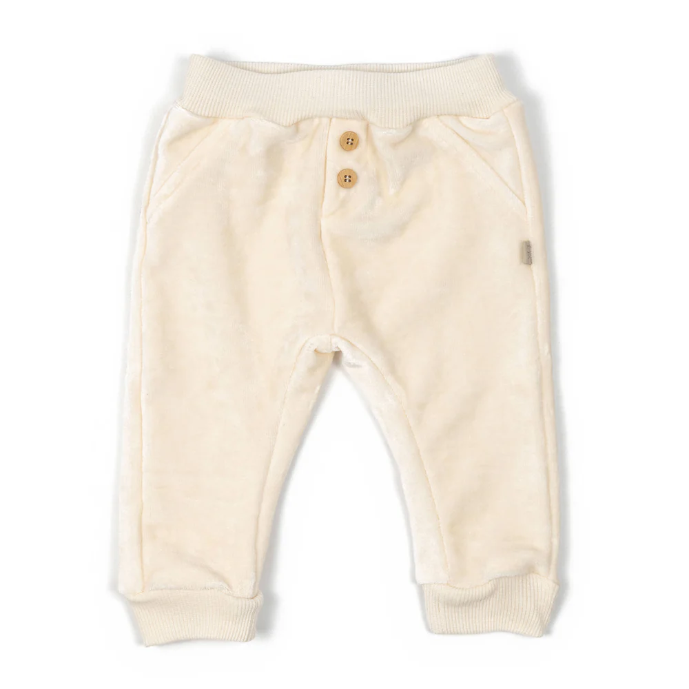 Bamboom | Broek Velvet Ivoor