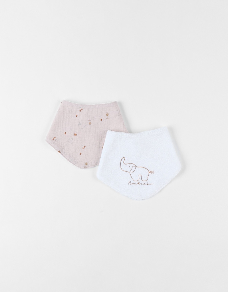 Noukies | Spuugdoekje Bali Mousseline 2-pack