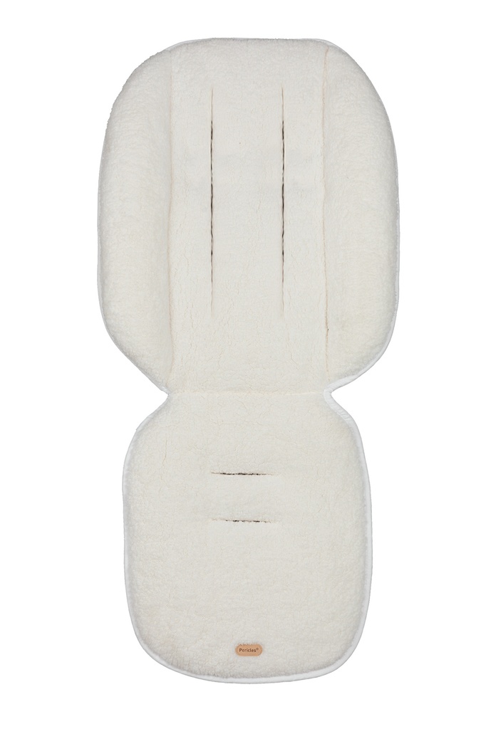 Pericles | Inlegkussen vr Wandelwagen/Buggy Creme Teddy Ecru 