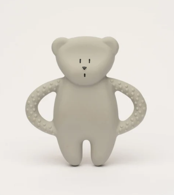 BIJTRING | Moonie Teether Bear grey
