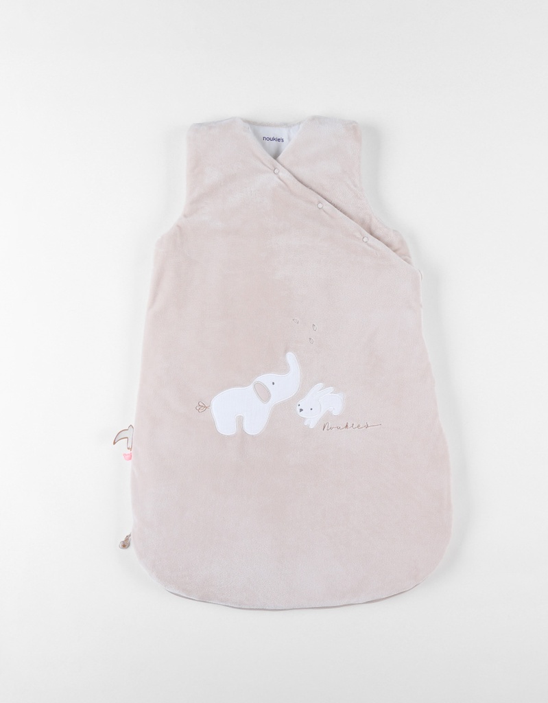 Noukies | Slaapzak Bali & Snow Olifant Beige 70cm