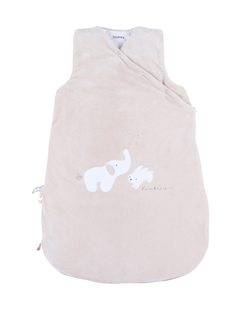 Noukies | Slaapzak Bali & Snow Olifant Beige 70cm