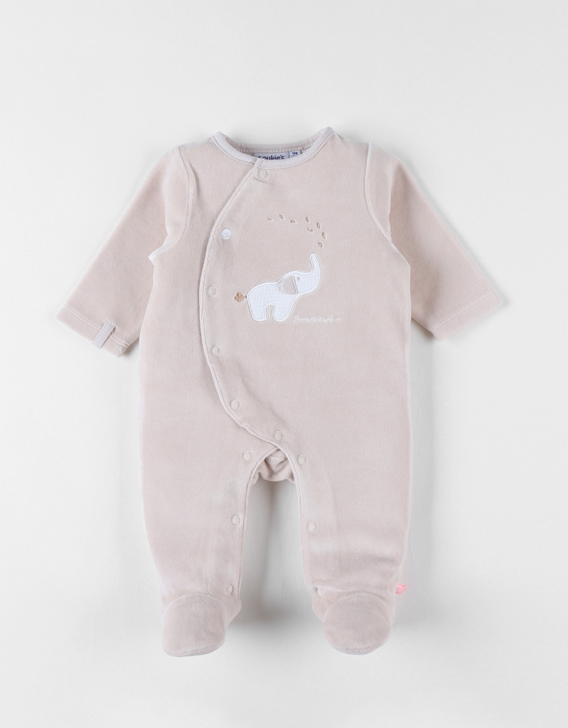 Noukies | Pyjama Bali Olifant Velours Beige