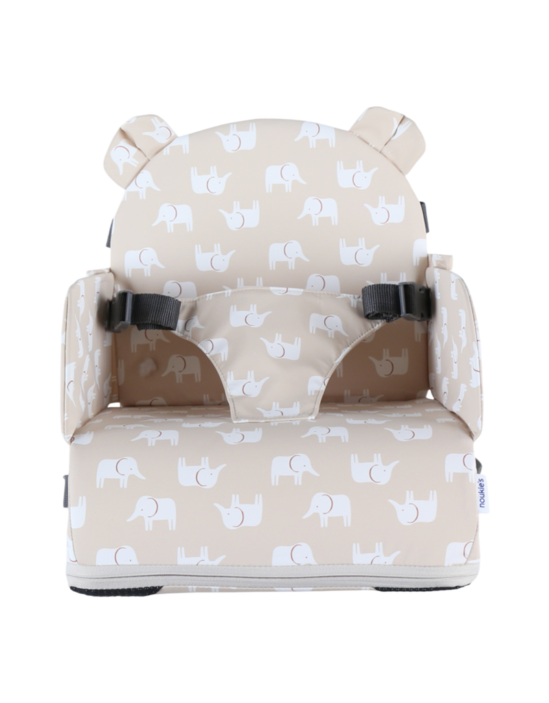 Noukies | Stoelverhoger Waterafstotend All Over Olifant Beige