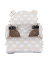 Noukies | Stoelverhoger Waterafstotend All Over Olifant Beige